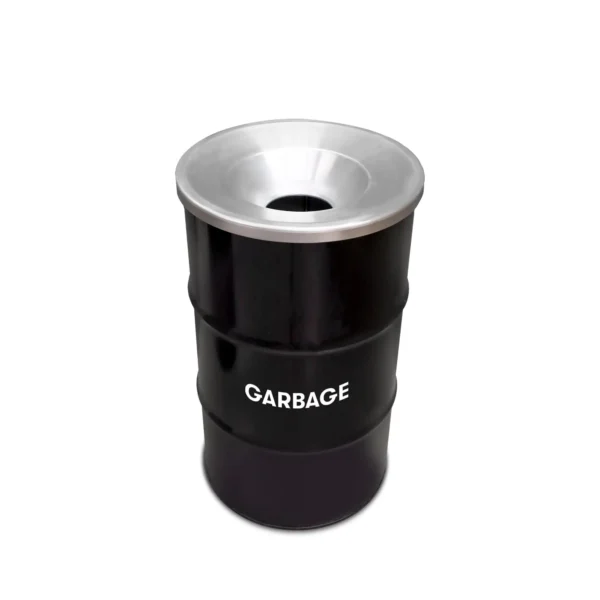 Olievat prullenbak 120L - Garbage - Met vlamwerend deksel