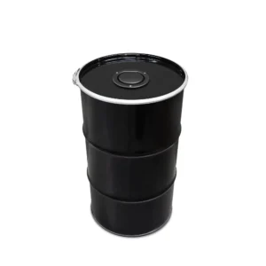 Olievat prullenbak 120L - Met glasrozet klep