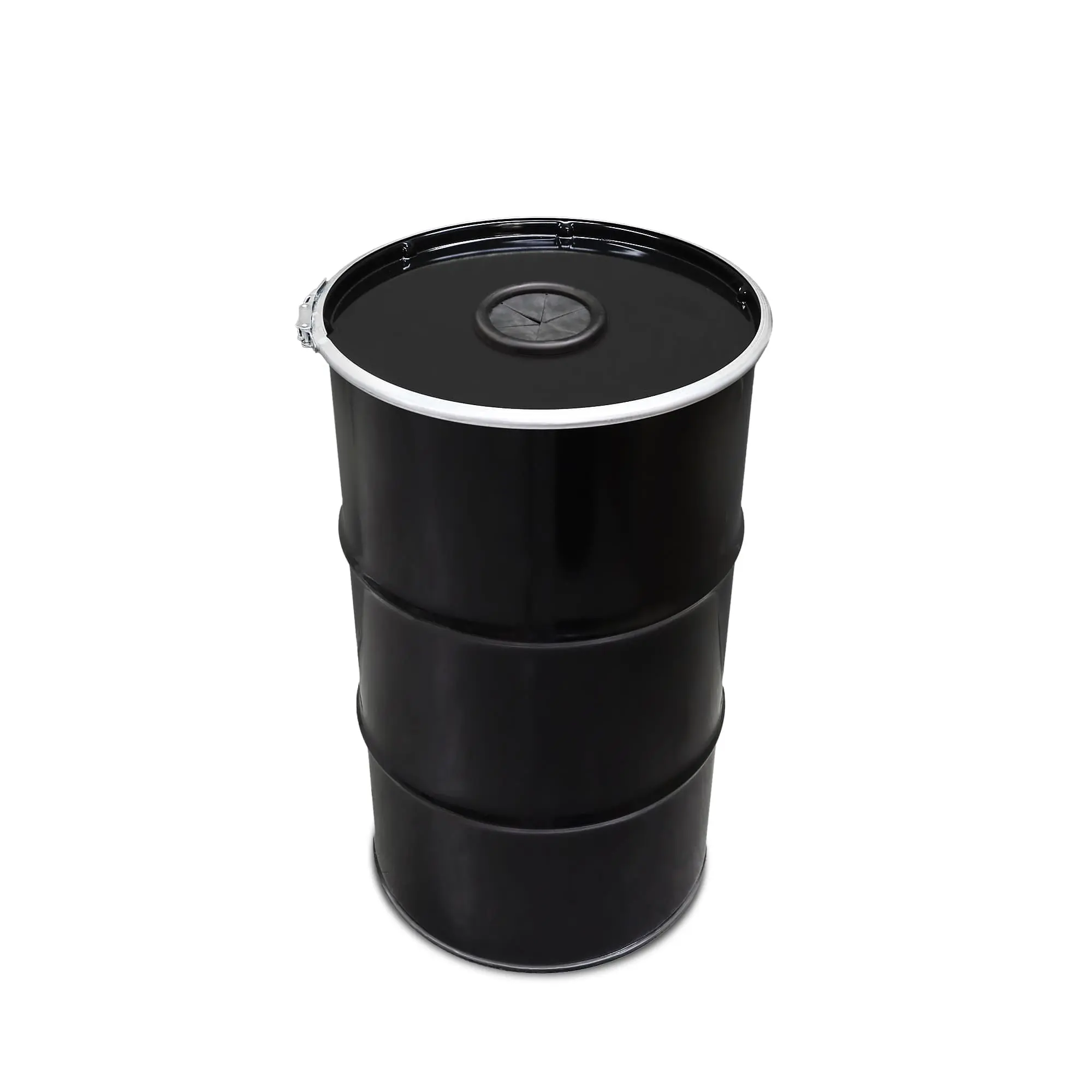 Olievat prullenbak 120L - Met glasrozet 1 Olievat prullenbak 120L - Met glasrozet