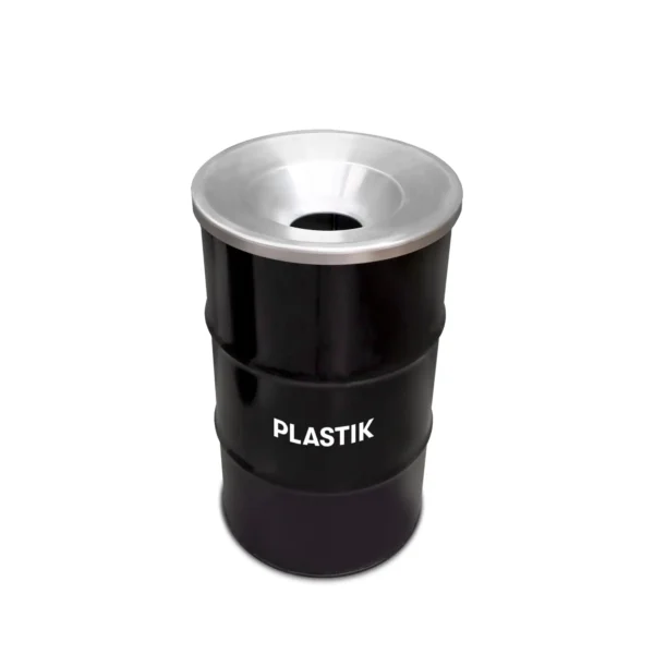 Olievat prullenbak 120L - Plastik - Met vlamwerend deksel