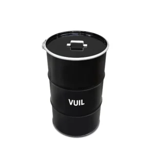 Olievat prullenbak 120L - Vuil - Met handvat deksel