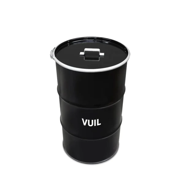 Olievat prullenbak 120L - Vuil - Met handvat deksel