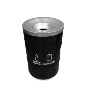 Olievat prullenbak 200L - Plastic flessen en blikjes - Flame