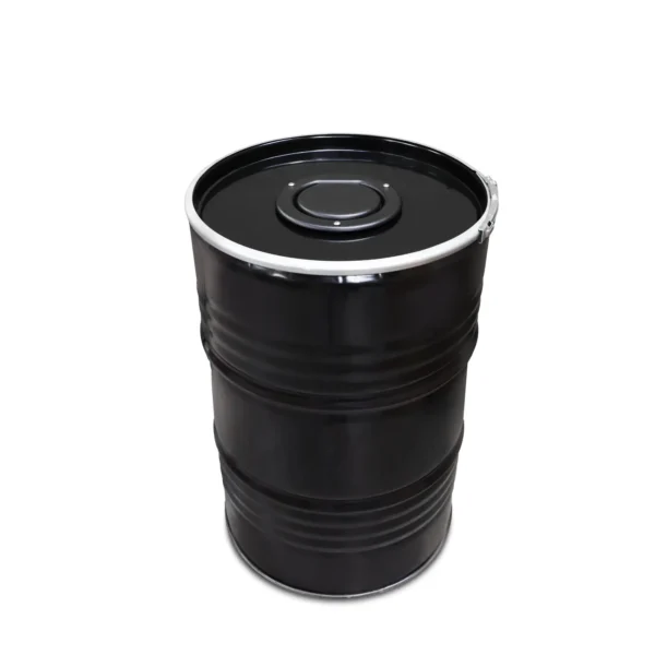 Olievat prullenbak 200L - Glas - Met glasrozet klep
