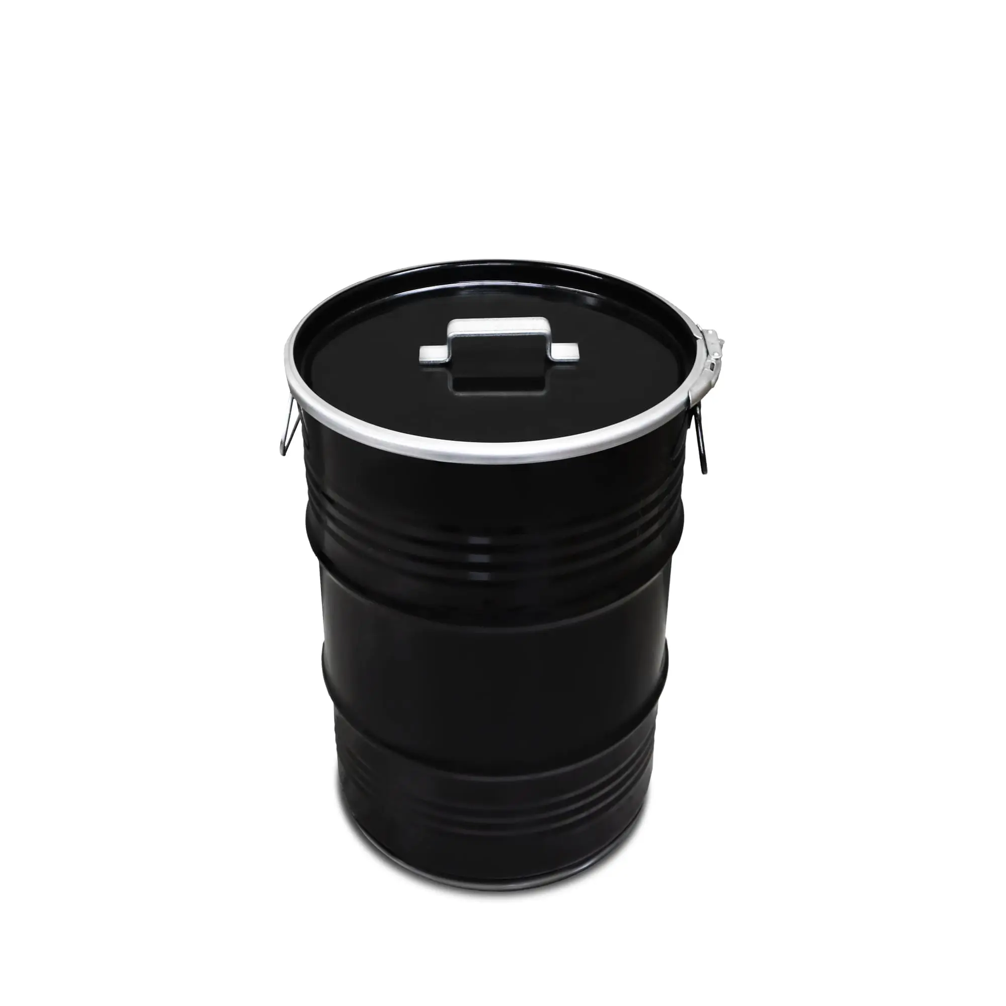 Olievat prullenbak 60L - Met handvat deksel 1 Olievat prullenbak 60L - Met handvat deksel