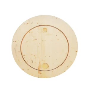 Houten tafelblad voor 200L statafel - 80 cm