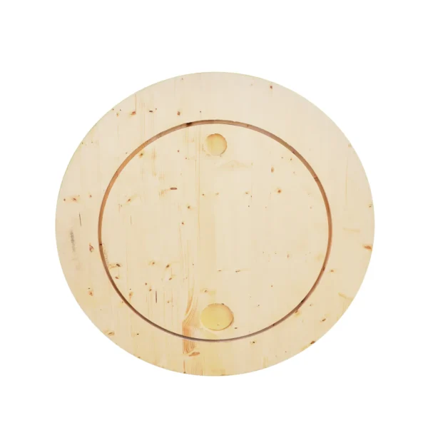 Houten tafelblad voor 200L statafel - 80 cm