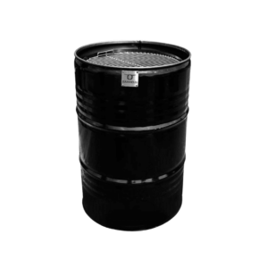 Olievat barbecue 200L - Premium - Incl. deksel, mand en grill