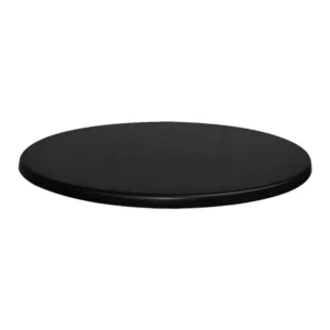 Zwart tafelblad voor 200L vloeistafvat - Rond tafelblad - 80cm