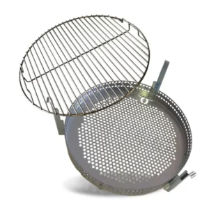 Mand en grill voor 200L olievat barbecue - Ingesnoerd