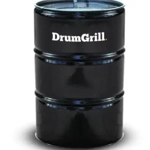 Olievat barbecue 200L - Incl. deksel, mand en grill
