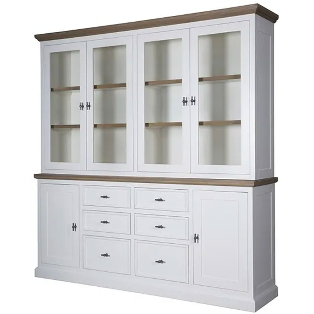 Voorthuizen Buffetkast met eiken 217cm 1 Voorthuizen Buffetkast met eiken 217cm