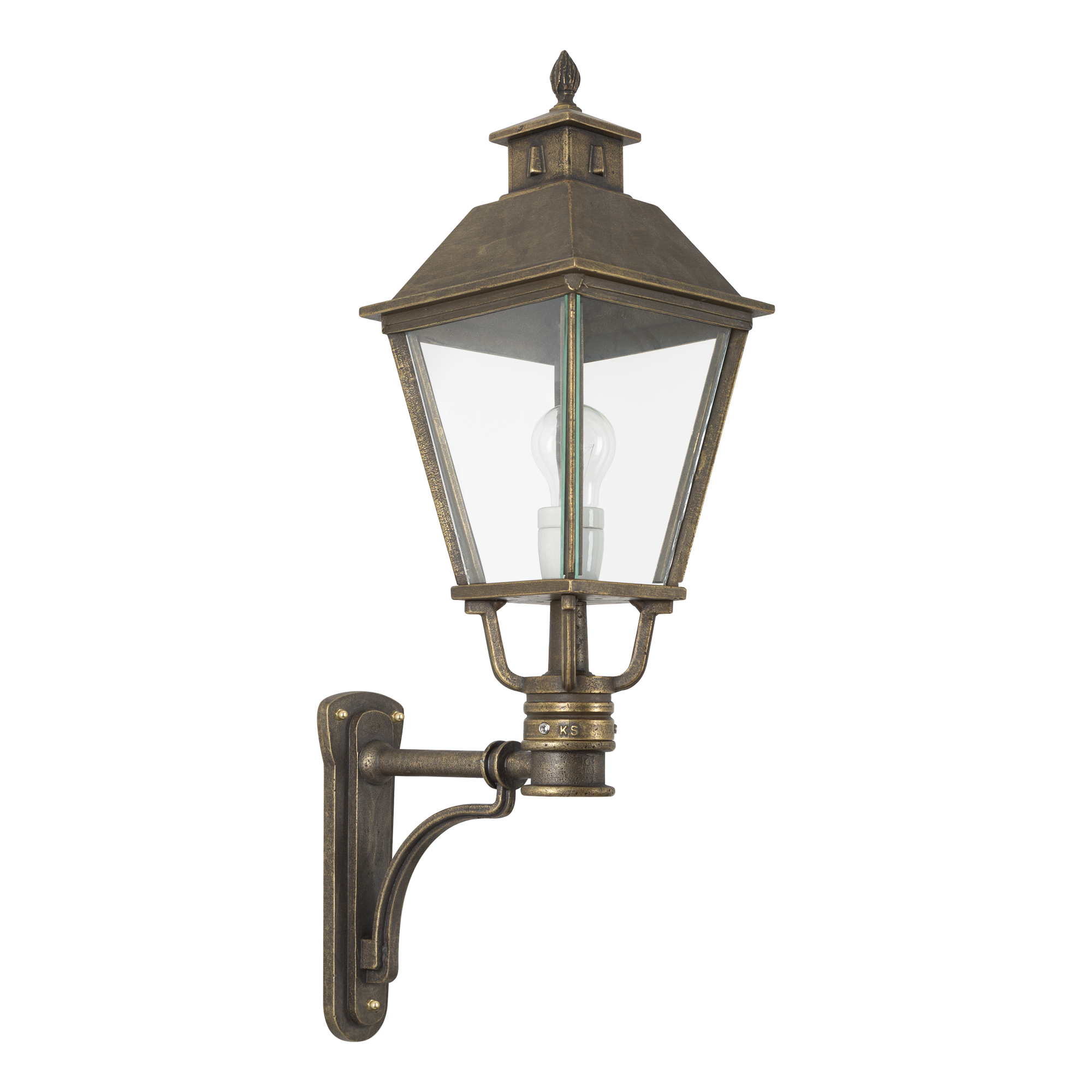 Buitenlamp Brons Bergen wandlamp handgemaakt 1 Buitenlamp Brons Bergen wandlamp handgemaakt