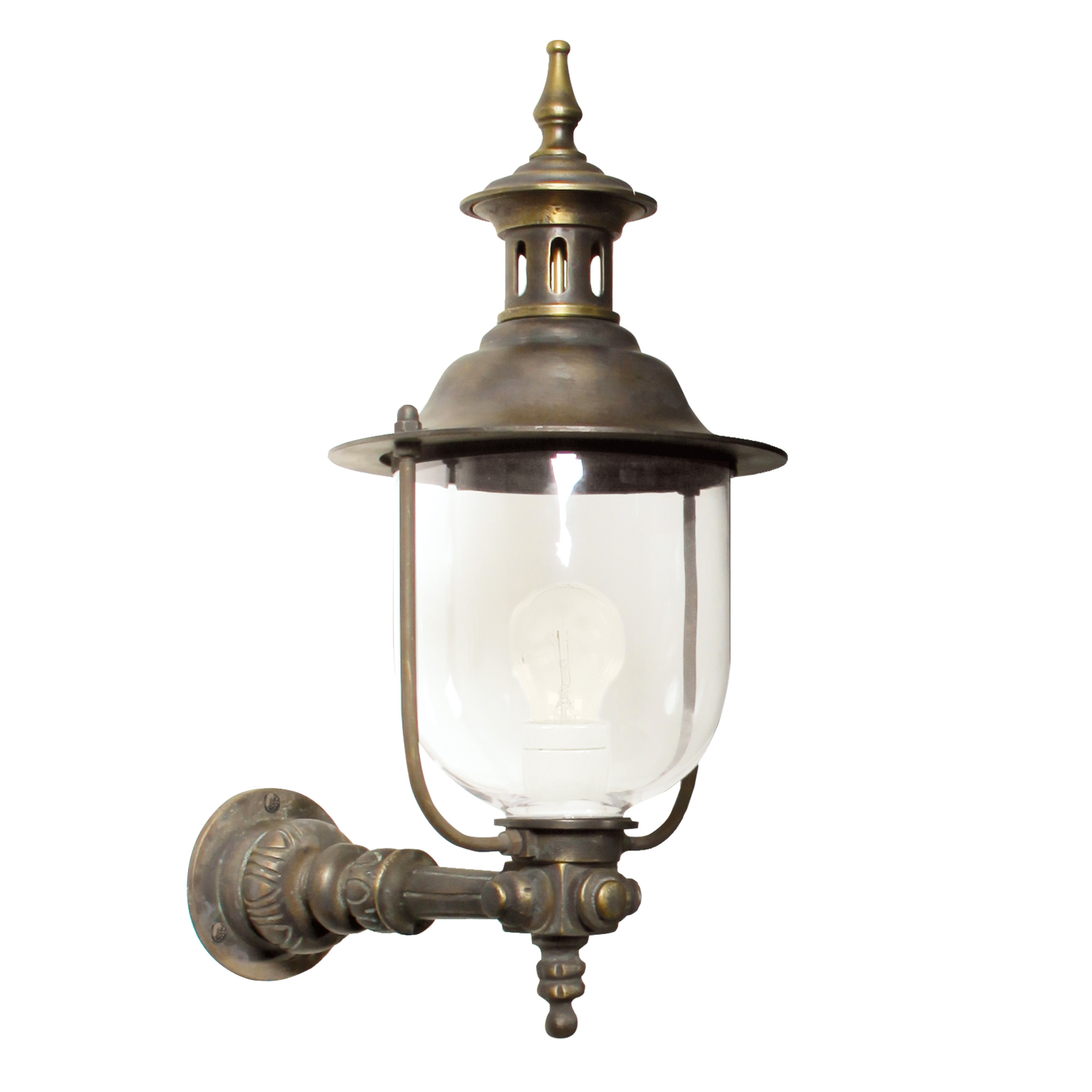 Bronzen buitenlamp Lindau staand L 1 Bronzen buitenlamp Lindau staand L